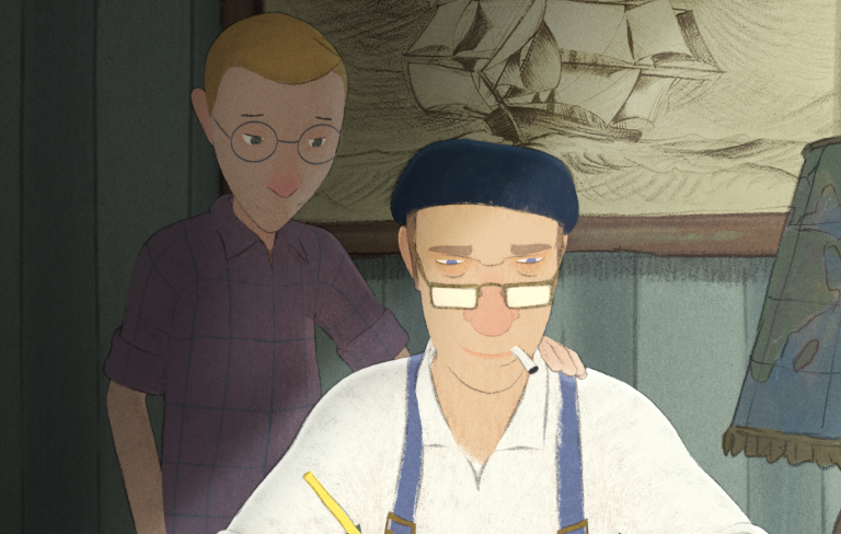 Un barco en el jardín