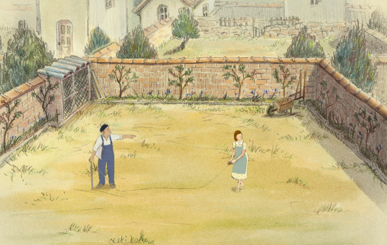 Un barco en el jardín