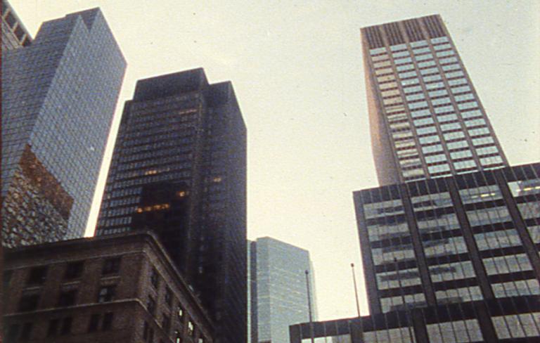 Dancers, Buildings and People in the Street