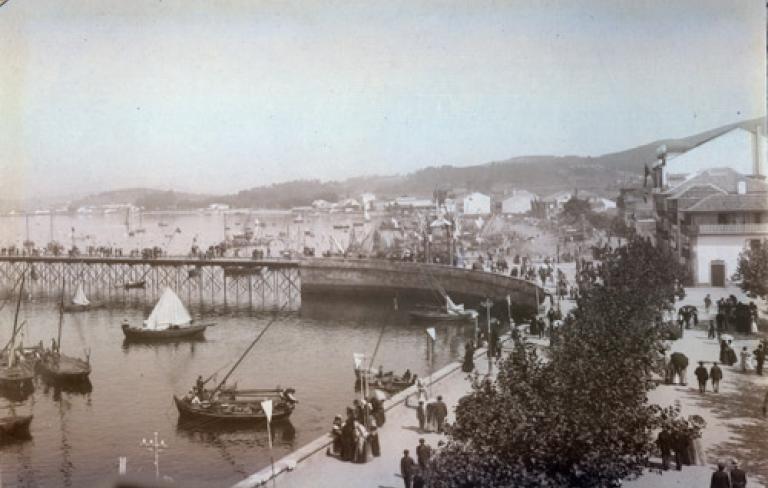Vilagarcía de Arousa (Pontevedra). Fot. Anónimo, ca. 1910.